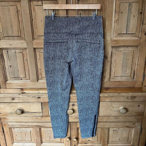 Athleta Leggings Medium Black White Delancey Textured Moto Tight Leggings - Picture 7 of 12